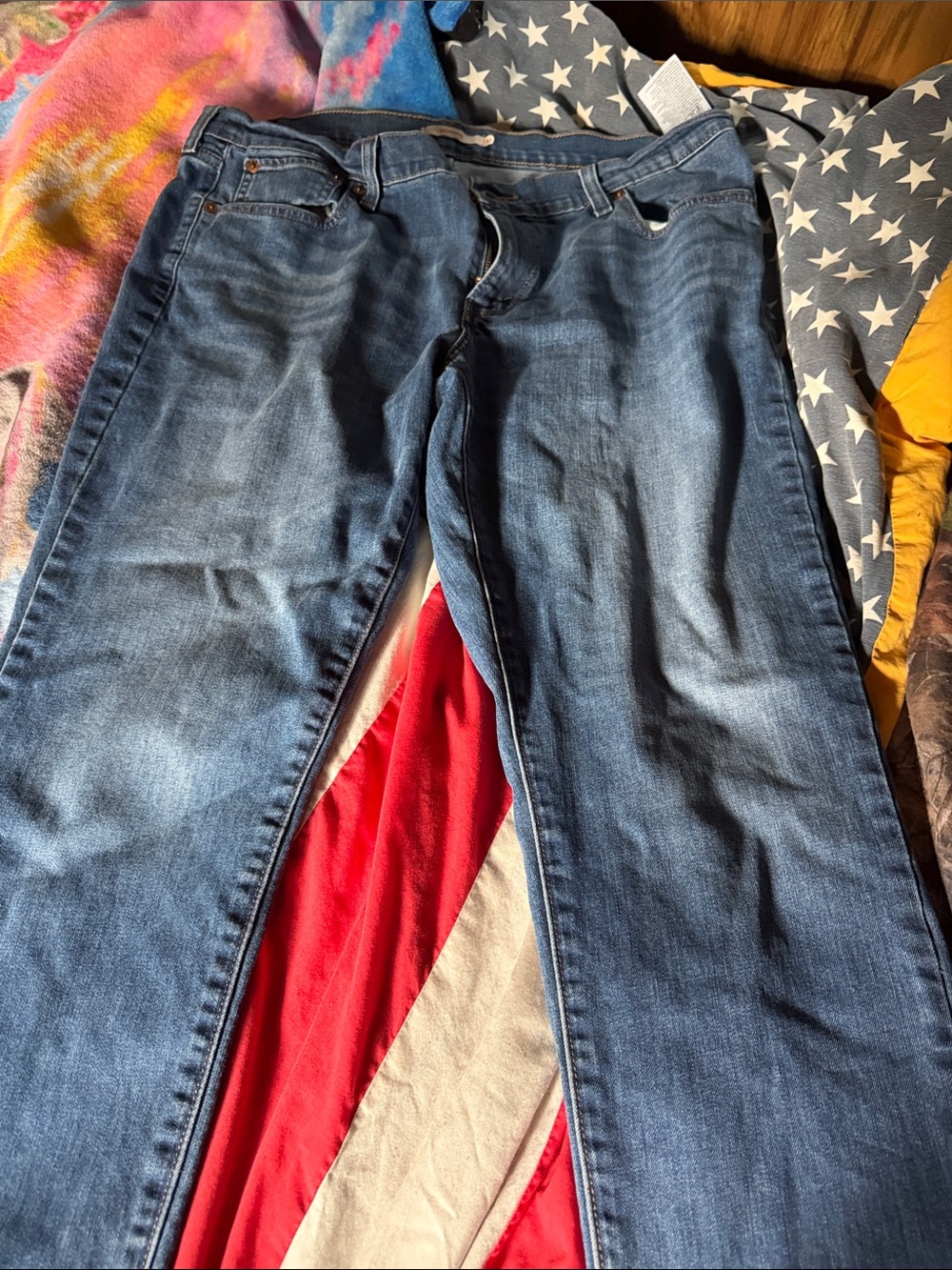 Levi's Women's Blue Straight Jeans